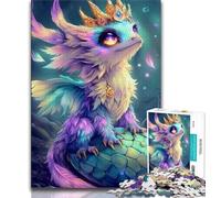 Adult Jigsaws 1000 Pieces Difficult Baby Dragon Adult Puzzles,Educational Family Game Suitable for Desktop Decoration 38x26cm