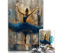 Adult Jigsaws 1000 Pieces Difficult Ballet Dancer Teenager Jigsaw,Educational Games Wall Decoration Unique Birthday And Xmas Gifts 26x38cm