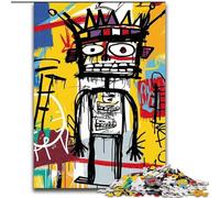 Adult Jigsaws 1000 Pieces Difficult Basquiat-style Art, Elephant Toy Intellectual Game Birthday Present, Gifts, Wall Art for Ages 14+ (Size 26x38cm)