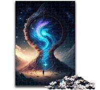 Adult Jigsaws 1000 Pieces Difficult Beautiful Alien Planet Puzzles,Stress Reliever Difficult Challenge Suitable for Desktop Decoration (38x26cm)
