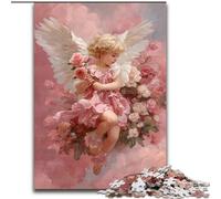 Adult Jigsaws 1000 Pieces Difficult Beautiful Little Angel, Brain Teaser For Wall Decoration Unique Birthday And Xmas Gifts for for Age 14 (Size 50x75cm)