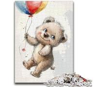 Adult Jigsaws 1000 Pieces Difficult Beautiful Watercolor Bear Adult Puzzles,is Ideal As Gifts for The Whole Family Suitable for And 14 (26x38cm)