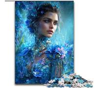 Adult Jigsaws 1000 Pieces Difficult Beautiful Woman Help The Brain Exercise Addictive Toys to Cultivate Patience Parent-child Interaction (size 26x38cm)
