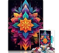 Adult Jigsaws 1000 Pieces Difficult Blooming Mandalas Adult Puzzles,is Ideal As Gifts for The Whole Family Suitable for And 14 38x26cm
