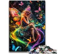 Adult Jigsaws 1000 Pieces Difficult Butterfly Girl Stress Reliever Difficult Challenge Unique Home Decor And Gifts 26x38cm