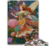 Adult Jigsaws 1000 Pieces Difficult Butterfly Girl Toys Educational Games Stress Relieving Parent-child Interaction for Ages 14+ 26x38cm