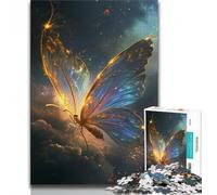 Adult Jigsaws 1000 Pieces Difficult Butterfly Sci-fi Magical 1000 Pieces for Adults,Educational Games Wall Decoration Unique Birthday And Xmas Gifts (size 75x50cm)