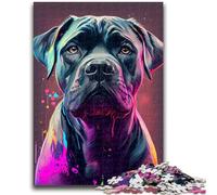 Adult Jigsaws 1000 Pieces Difficult Cane Corso Colorful Stress Reliever Difficult Challenge Deal As Gifts for The Whole Family 50x75cm