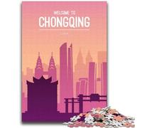 Adult Jigsaws 1000 Pieces Difficult Chongqing China Educational Games DIY Toys for Is Ideal As A Gift for The Whole Family (size 38x52cm)