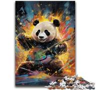 Adult Jigsaws 1000 Pieces Difficult Colorful Animal Panda Teenager Jigsaw,Educational Games Wall Decoration Unique Birthday And Xmas Gifts (75x50cm)