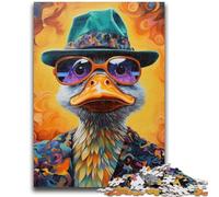 Adult Jigsaws 1000 Pieces Difficult Colorful Art Ducks 1000 Piece Jigsaw,Fun Activity for Home, Rainy Days Toys, Birthday Gifts (26x38cm)
