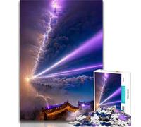 Adult Jigsaws 1000 Pieces Difficult Colourful Dreams Universe Adult Puzzles,Staycation Kill Time with Fully Interlocking Randomly Shaped Pieces (size 75x50cm)
