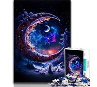 Adult Jigsaws 1000 Pieces Difficult Cosmic Dream Moon Puzzles for Teenagers,is Ideal As Gifts for The Whole Family Suitable for And 14 (size 38x26cm)