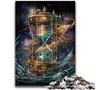 Adult Jigsaws 1000 Pieces Difficult Cosmic Hourglass Stress Reliever Difficult Challenge Deal As Gifts for The Whole Family 26x38cm