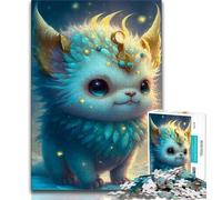 Adult Jigsaws 1000 Pieces Difficult Cute Dragon Baby Puzzles for Teenagers,is Ideal As Gifts for The Whole Family Suitable for And 14 (size 75x50cm)