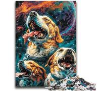 Adult Jigsaws 1000 Pieces Difficult Dogs in Space Help The Brain Exercise Addictive Toys to Cultivate Patience Suitable for Couples 26x38cm