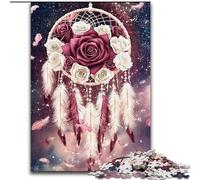 Adult Jigsaws 1000 Pieces Difficult Dream Catcher Help The Brain Exercise Addictive Toys to Cultivate Patience Parent-child Interaction (size 26x38cm)
