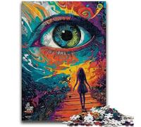 Adult Jigsaws 1000 Pieces Difficult Dream Eye 1000 Piece Puzzle,is Ideal As Gifts for The Whole Family Suitable for And 14 (38x26cm)
