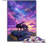 Adult Jigsaws 1000 Pieces Difficult Dream Piano, Learning Educational Toys Family Games Unique Birthday And Gifts (size 26x38cm)