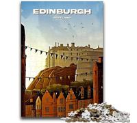 Adult Jigsaws 1000 Pieces Difficult Edinburgh Travel Art Educational Games DIY Toys for Is Ideal As A Gift for The Whole Family (size 50x70cm)