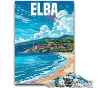 Adult Jigsaws 1000 Pieces Difficult Elba Island Italy Educational Games DIY Toys for Is Ideal As A Gift for The Whole Family (size 50x70cm)
