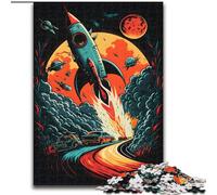 Adult Jigsaws 1000 Pieces Difficult Expansion The Spaceman, Suitable for People Aged 14 And Above Educational Games Secret Santa Gifts (Size 26x38cm)