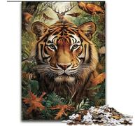 Adult Jigsaws 1000 Pieces Difficult Fallen Tiger, for 14+ Challenging Game As A Gift for The Whole Family And Friends (Size 50x75cm)