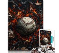 Adult Jigsaws 1000 Pieces Difficult Fantasy Baseball Adult Jigsaw,Stress Reliever Staycation Kill Time Home Decoration Toys 26x38cm
