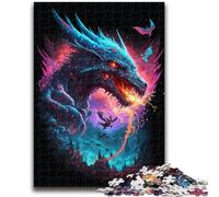 Adult Jigsaws 1000 Pieces Difficult Fantasy Dragon Stress Reliever Difficult Challenge Unique Home Decor And Gifts 50x75cm