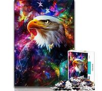 Adult Jigsaws 1000 Pieces Difficult Fantasy Eagle Puzzles for Adults,Game Toys Every Piece Is Unique - Challenging Family Fun Game (size 75x50cm)
