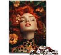 Adult Jigsaws 1000 Pieces Difficult Fantasy Flower Girl 1000 Piece Puzzle,Decompressing Intellectual Educational Toy Perfect Decoration (38x26cm)