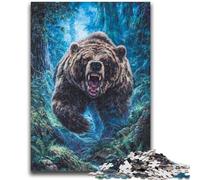 Adult Jigsaws 1000 Pieces Difficult Fantasy Grizzlies Challenging To Complete But Fun And Humorous Educational Game for Birthday 50x75cm