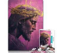 Adult Jigsaws 1000 Pieces Difficult Fantasy Jesus, Challenging Difficult,is Ideal As Gifts for The Whole Family Suitable for And 14 38x26cm
