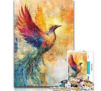 Adult Jigsaws 1000 Pieces Difficult Fantasy Phoenix 1000 Piece Puzzle,Stress Reliever Staycation Kill Time Home Decoration Toys 50x75cm
