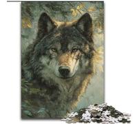 Adult Jigsaws 1000 Pieces Difficult Fantasy Wolf, Elephant Toy Intellectual Game Birthday Present, Gifts, Wall Art for Ages 14+ (Size50x75cm)