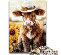 Adult Jigsaws 1000 Pieces Difficult Farm Yak Educational Games DIY Toys for Is Ideal As A Gift for The Whole Family 38x26cm
