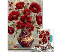 Adult Jigsaws 1000 Pieces Difficult Flower Art Teenager Jigsaw,Educational Games Wall Decoration Unique Birthday And Xmas Gifts 26x38cm