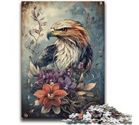 Adult Jigsaws 1000 Pieces Difficult Flower Eagle Educational Family Game Is Ideal As Gifts for The Whole Family for 14+ 50x75cm