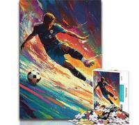 Adult Jigsaws 1000 Pieces Difficult Football Players Teenager Jigsaw,Educational Games Wall Decoration Unique Birthday And Xmas Gifts 26x38cm