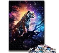 Adult Jigsaws 1000 Pieces Difficult Galaxies Tigers. Adult Puzzles,Stress Reliever Difficult Challenge Secret Santa Gifts (26x38cm)