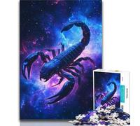 Adult Jigsaws 1000 Pieces Difficult Galaxy Scorpion,Challenging To Complete But Fun And Humorous Birthday Present,Gifts,Wall Art (38x26cm)