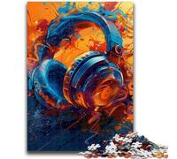 Adult Jigsaws 1000 Pieces Difficult Gaming Headset Puzzles for Teenagers,Suitable for Desktop Decoration for And Age 14 (75x50cm)