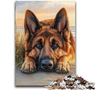 Adult Jigsaws 1000 Pieces Difficult German Shepherd Challenging To Complete But Fun And Humorous Educational Game for Birthday 50x75cm