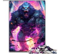 Adult Jigsaws 1000 Pieces Difficult Gorilla Ultimate Power, Suitable for People Aged 14 And Above Educational Games Secret Santa Gifts (Size50x75cm)