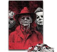 Adult Jigsaws 1000 Pieces Difficult Horror Movies Puzzles for Teenagers,learning Educational for Is Ideal As A Gift for The Whole Family (50x75cm)