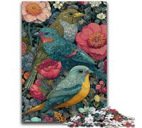Adult Jigsaws 1000 Pieces Difficult Illustration of Colorful Birds 1000 Pieces for Teenagers,Challenging Game Toys Wall Decoration Unique Birthday And Xmas Gifts (75x50cm)