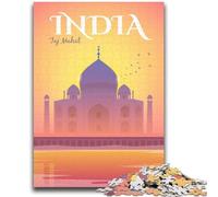 Adult Jigsaws 1000 Pieces Difficult India Educational Games DIY Toys for Is Ideal As A Gift for The Whole Family (size 38x26cm)