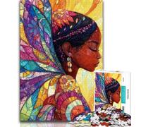Adult Jigsaws 1000 Pieces Difficult Indian Princess Jigsaw,Brain Intelligence Challenge Addictive Toys for Home Decoration (size 38x26cm)