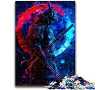 Adult Jigsaws 1000 Pieces Difficult Japanese Neon Ninja Stress Reliever Difficult Challenge Deal As Gifts for The Whole Family 26x38cm