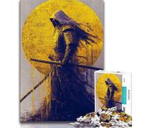 Adult Jigsaws 1000 Pieces Difficult Japanese Ninja Jigsaw,Brain Intelligence Challenge Addictive Toys for Home Decoration (size 38x26cm)